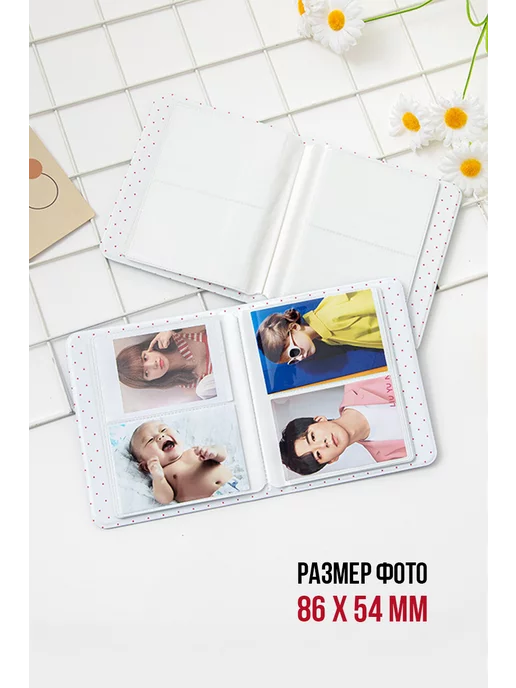 inst.accs Фотоальбом для Instax Mini на 64 фото "Pieces of Moment", бежевый, фото 2