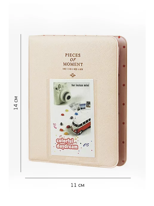 inst.accs Фотоальбом для Instax Mini на 64 фото "Pieces of Moment", бежевый, фото 5