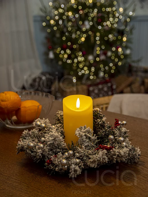Свечи, подсвечники новогодние купить по выгодной цене в интернет-магазине Посуда Центр