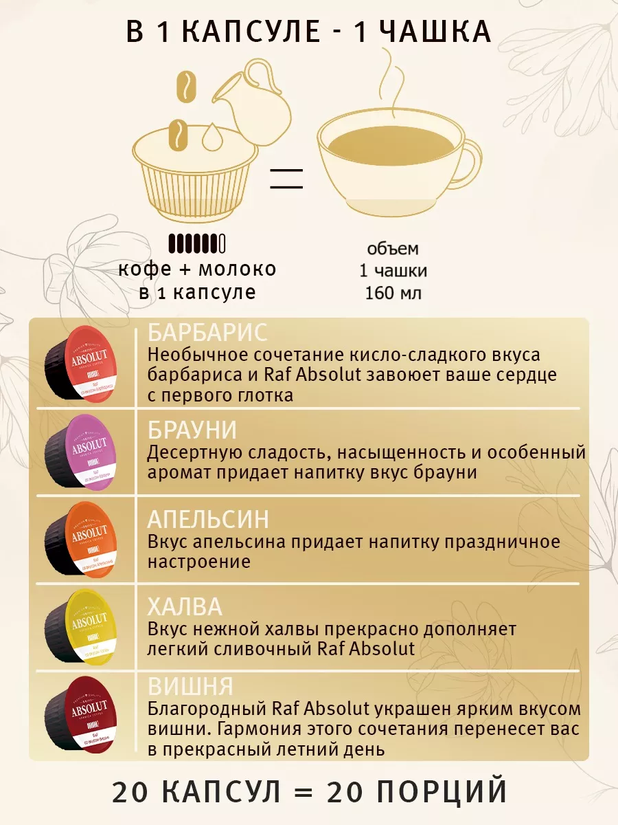 Подарочный набор Кофе в капсулах Dolce Gusto, 20шт. Nescafe Dolce Gusto  192029077 купить за 752 ₽ в интернет-магазине Wildberries