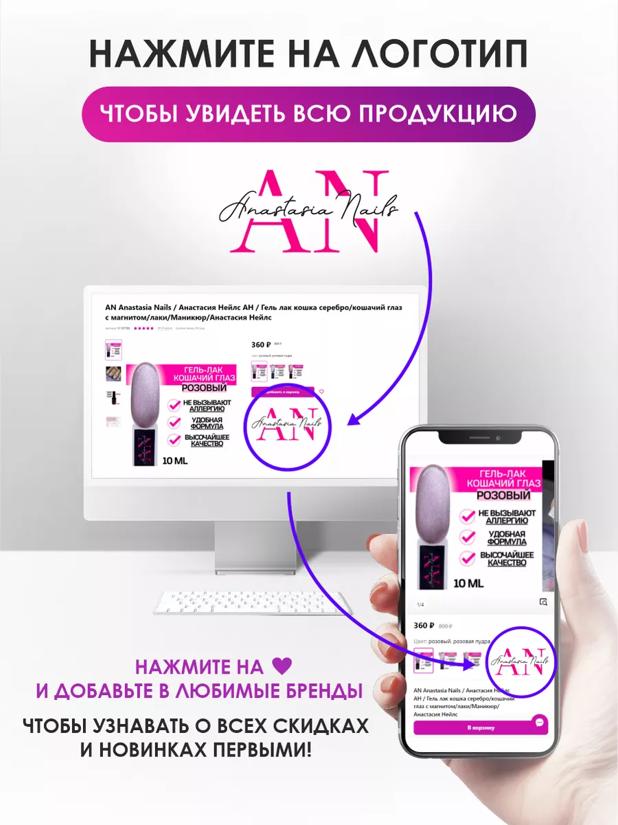 Гель лак черный для ногтей AN Anastasia Nails / Анастасия Нейлс АН  192035538 купить за 247 ₽ в интернет-магазине Wildberries