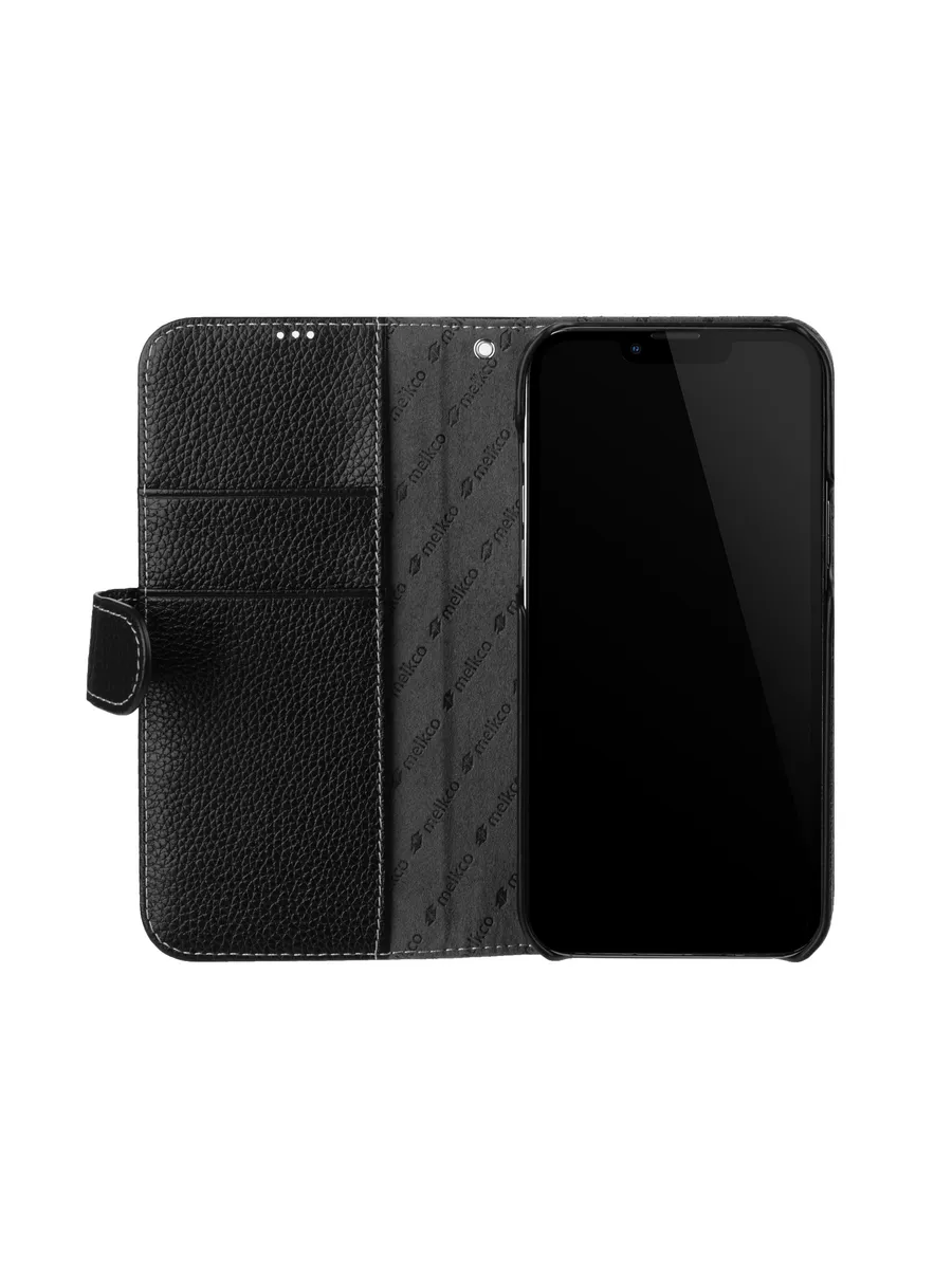 Кожаный чехол книжка Wallet Book Type для iPhone 15 Pro Melkco 192063711  купить за 3 613 ₽ в интернет-магазине Wildberries