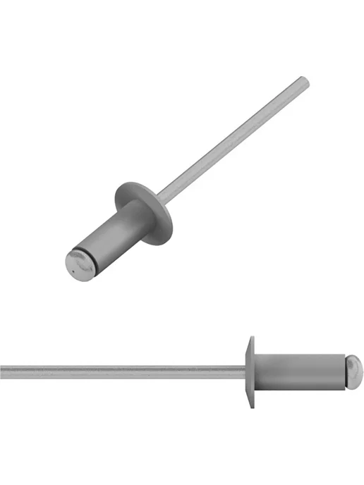 STARFIX Заклепки вытяжные для заклепочника 4х10 мм RAL 7004 200 шт, 4x10 мм, 200 шт