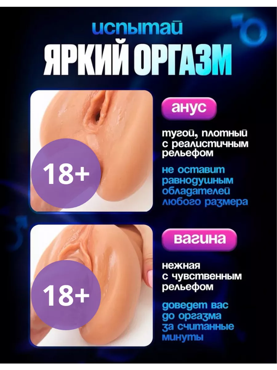 EROSPHERE 18+ Мастурбатор мужской реалистичный вагина для члена 18+