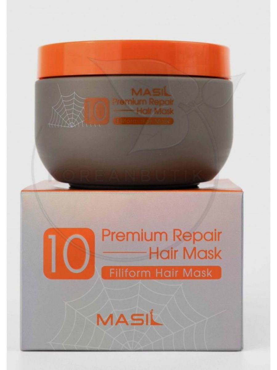 Masil premium repair hair mask. Восстанавливающая премиум-маска для волос masil 10 Premium Repair hair Mask.