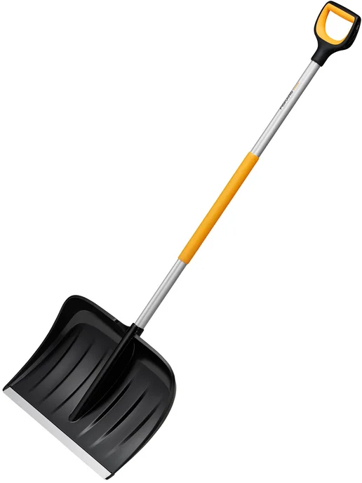 FISKARS Лопата-скрепер для снега с черенком большая X-series 1057178, черный, фото 8