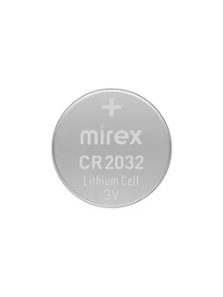 Батарейки литиевые CR2032 3V 1 шт Mirex 192105424 купить за 82 ₽ в интернет-магазине Wildberries