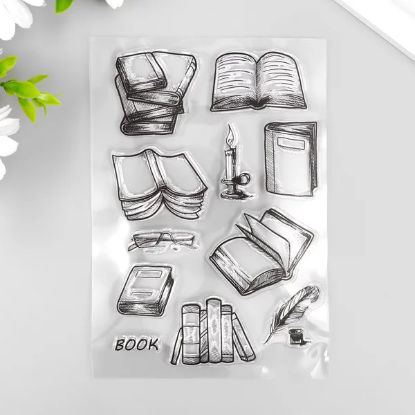 Штамп для творчества «Книги» 16х11 см
