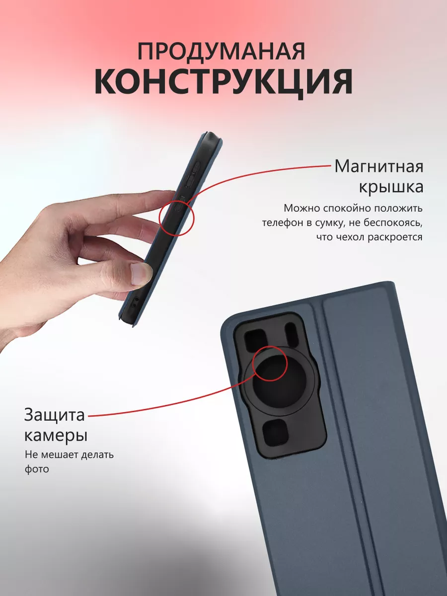 Чехол книжка на Huawei P60, Huawei P60 Pro JFK 192148149 купить в  интернет-магазине Wildberries