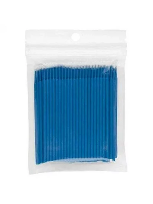 Irisk Professional Микрощеточки, размер L, 90-100шт в пакете (03 синие), 100 шт