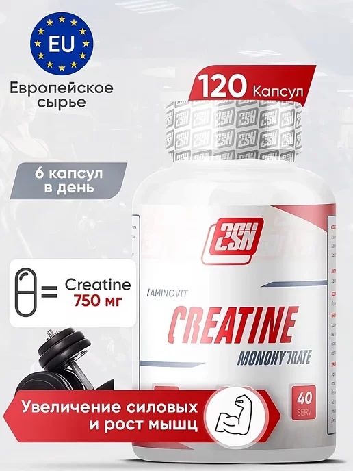 2SN Креатин моногидрат капсулы creatine 750мг 120 капсул, вариант