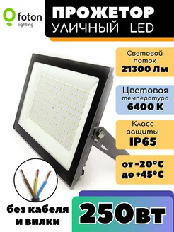 Прожектор светодиодный FL-LED Light-PAD 250Вт 6400К Foton Lighting 192159327 купить за 2 201 ₽ в интернет-магазине Wildberries