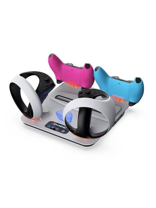 DOBE Док станция для PS5 VR2 c охлаждения, белый, фото 7