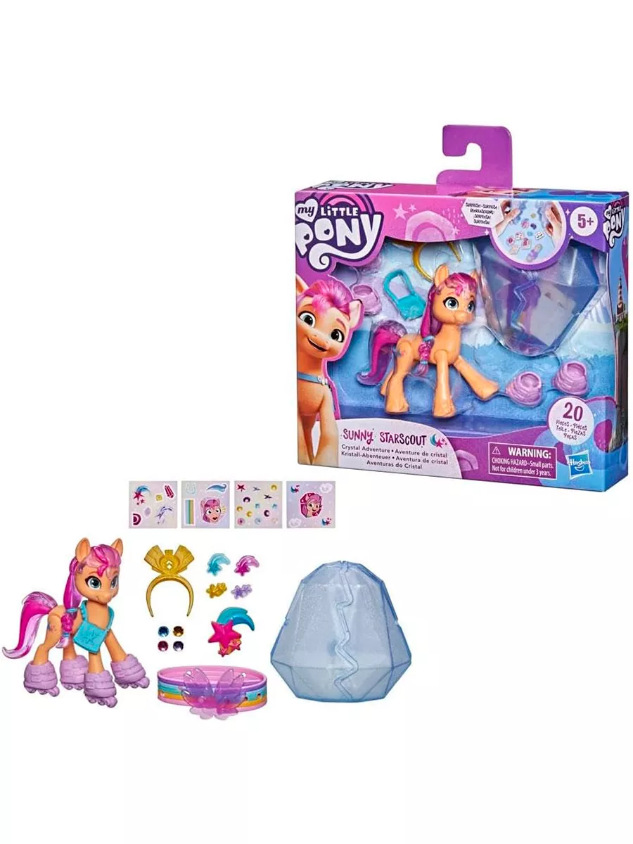 Игровой набор My Little Pony Кристальные приключения Санни My Little Pony  192185719 купить за 1 296 ₽ в интернет-магазине Wildberries