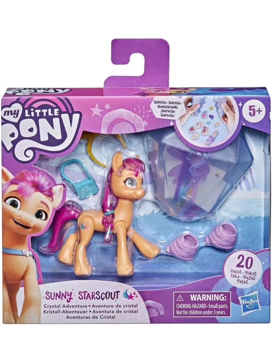 Игровой набор My Little Pony Кристальные приключения Санни My Little Pony  192185719 купить за 1 296 ₽ в интернет-магазине Wildberries