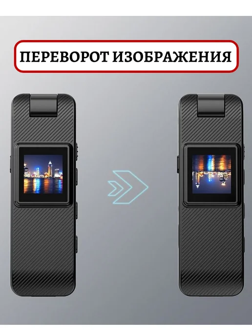 Vandlion / Мини Видеокамера LCD-HD 12 МП Скрытая мини видеокамера full- HD 1080p с экраном LCD 12 мп, черный, фото 4