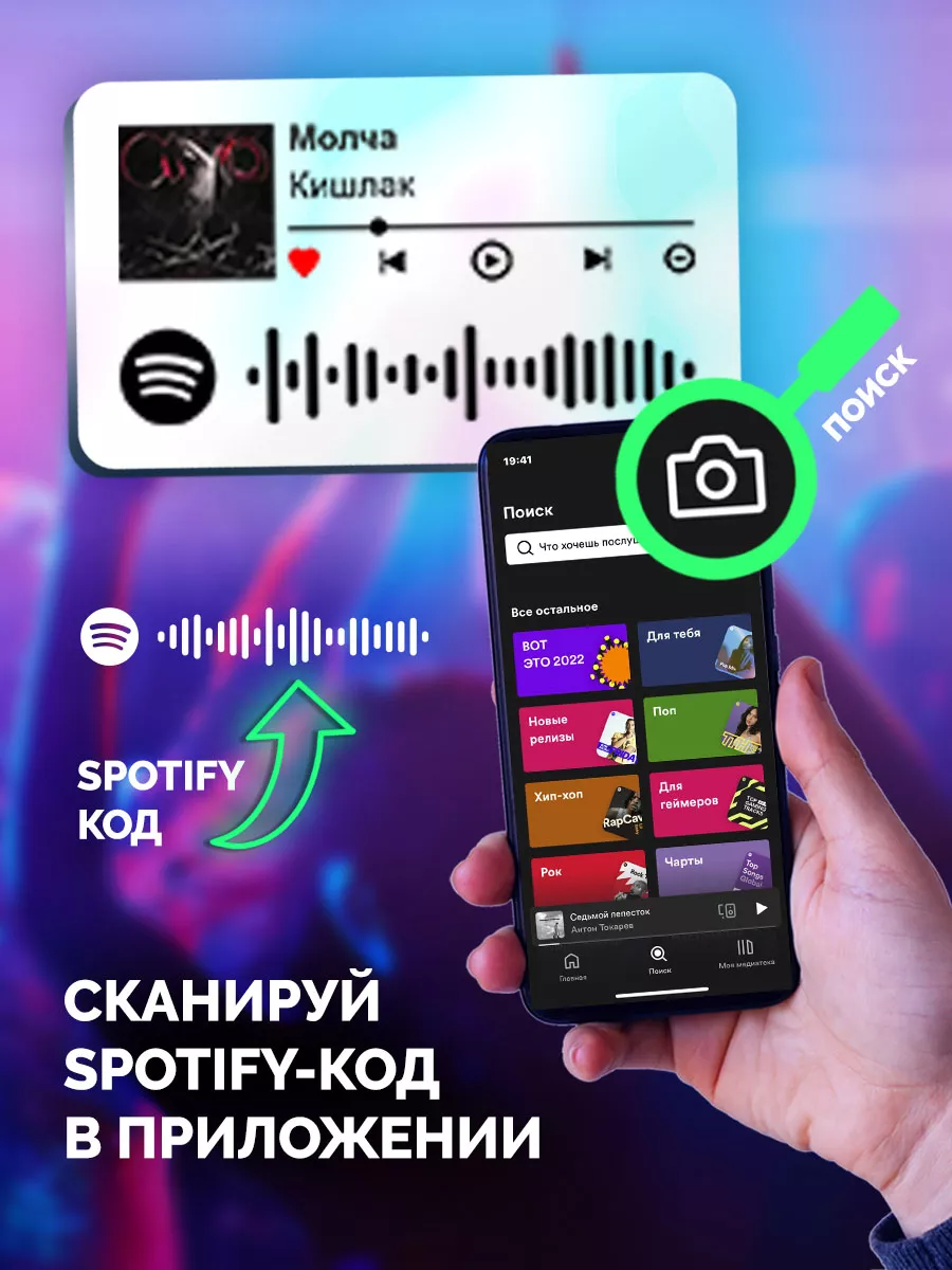 Спотифай Брелок Кишлак - Молча Arthata-spotify постер Спотифай постер  192224294 купить за 267 ₽ в интернет-магазине Wildberries