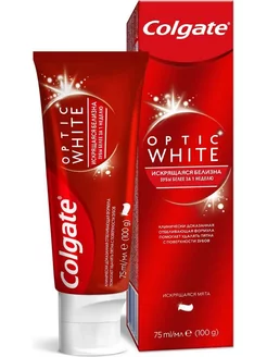 Зубная паста Colgate Optic White 75мл ULTRAGAMER 192261500 купить за 292 ₽ в интернет-магазине Wildberries