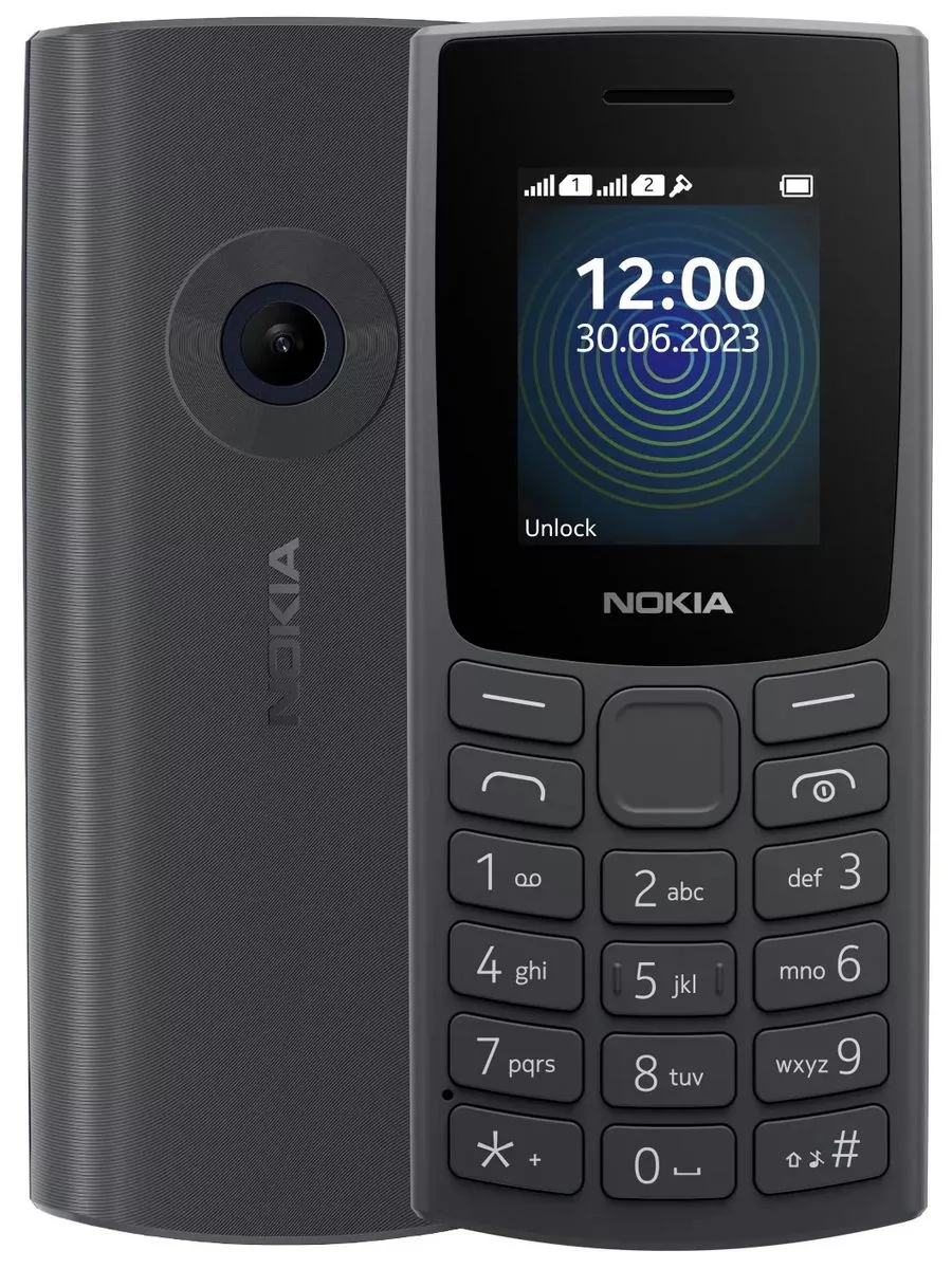 Мобильный телефон Nokia 110 DS (TA-1567) черный Nokia 192346519 купить за 2  789 ₽ в интернет-магазине Wildberries