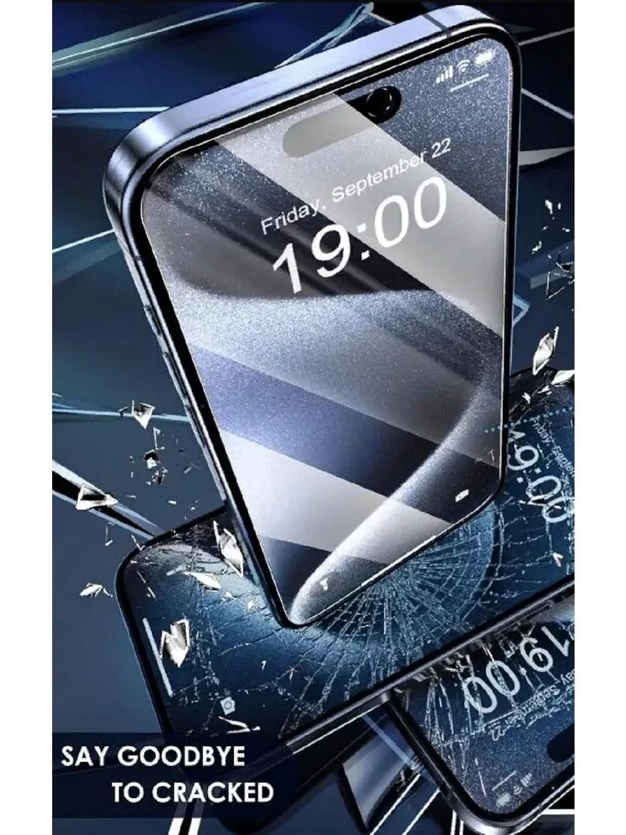 Защитное стекло на iPhone 15 Pro анти-шпион Crystal TWS 192391799 купить за  951 ₽ в интернет-магазине Wildberries