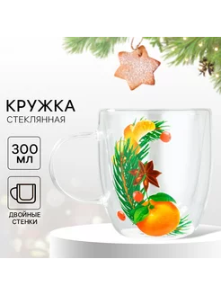 Кружка с двойными стенками "Зимние истории", 300 мл Ma.brand 192410789 купить за 627 ₽ в интернет-магазине Wildberries