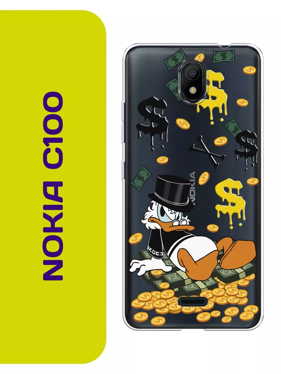 Чехол на Nokia C100 с принтом Nokia 192454332 купить за 299 ₽ в  интернет-магазине Wildberries