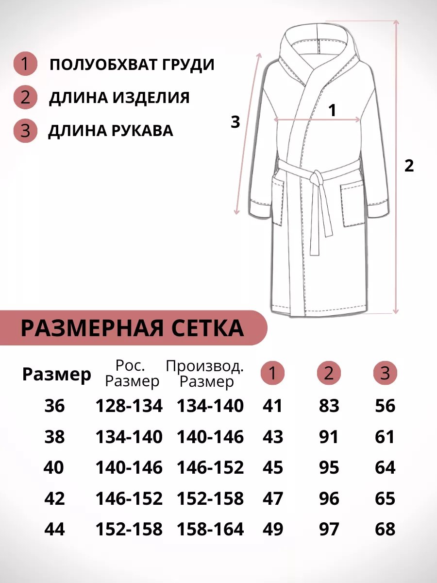 Пионы текс Халат детский для девочки, мальчика теплый банный