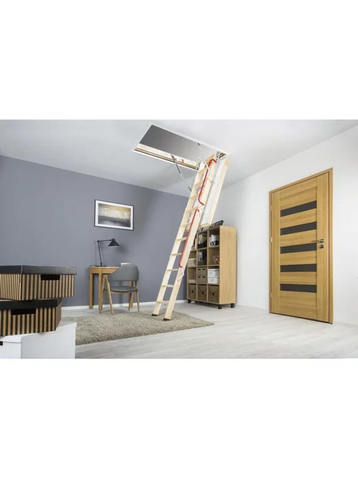 FAKRO Чердачная лестница LWL Extra 60х120х280 см, 70x120x280 см, фото 8
