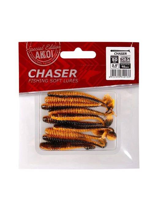 Akkoi Приманка CHASER 100мм цвет SC31 (1 пачка - 5 шт), 10 шт, фото 5