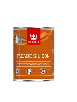 Краска фасадная FACADE Silicon С гл/мат 0,9 л TIKKURILA 192530140 купить за 957 ₽ в интернет-магазине Wildberries