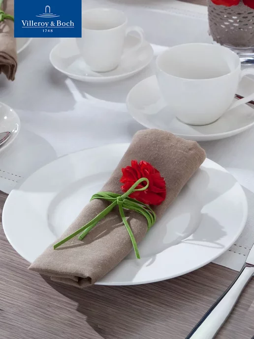 vivo - Villeroy & Boch Group Обеденная тарелка 27 см, Basic White VIVO, белый