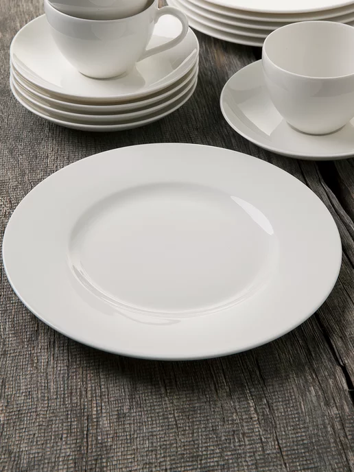 vivo - Villeroy & Boch Group Обеденная тарелка 27 см, Basic White VIVO, белый, фото 4