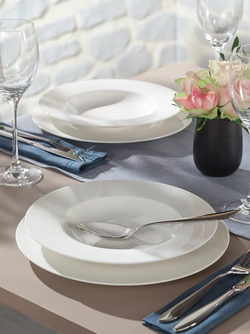 vivo - Villeroy & Boch Group Обеденная тарелка 27 см, Basic White VIVO, белый, фото 5