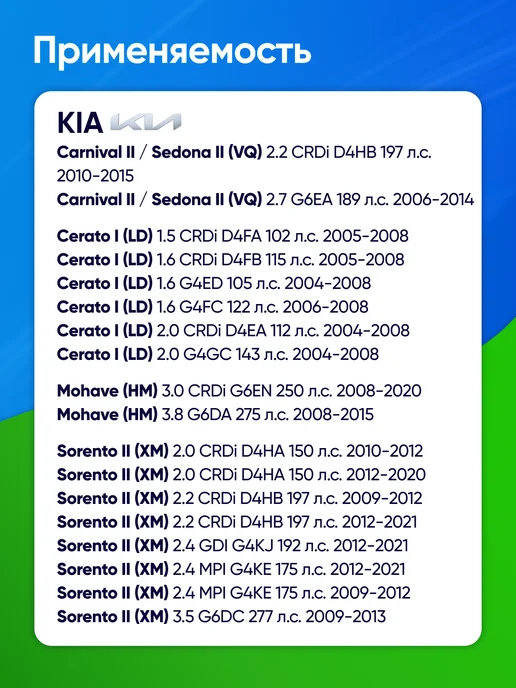 DASHIWA Салонный фильтр KIA Cerato 1, Sorento 2, вариант, фото 2