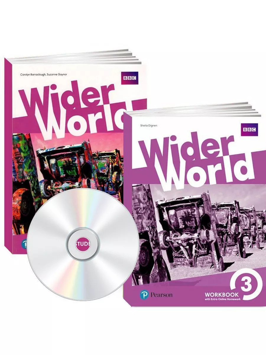 Wider World 3 2nd edition. КОМПЛЕКТ: Учебник + Тетрадь + CD Pearson  192559626 купить в интернет-магазине Wildberries