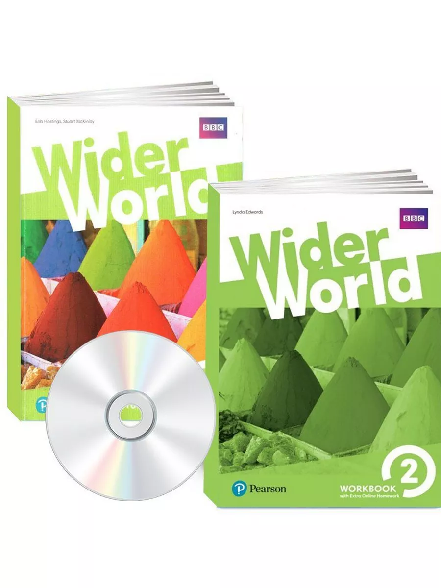 Wider World 2 2nd edition. КОМПЛЕКТ: Учебник + Тетрадь + CD Pearson  192559643 купить в интернет-магазине Wildberries