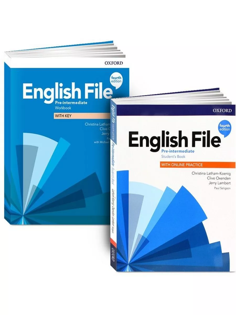 English File Pre-intermediate 4th edition. ПОЛНЫЙ КОМПЛЕКТ Oxford  University Press 192563644 купить в интернет-магазине Wildberries