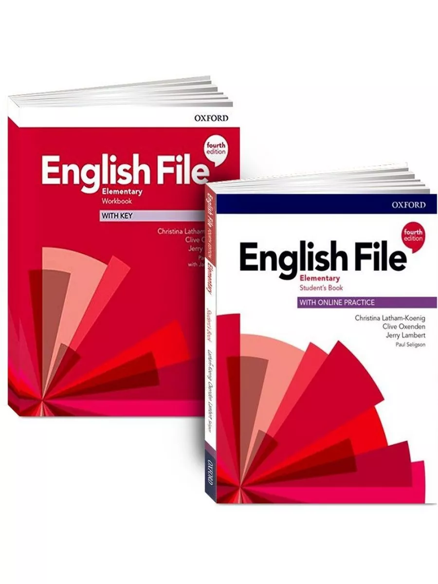 English File Elementary 4th edition. ПОЛНЫЙ КОМПЛЕКТ Oxford University  Press 192563651 купить в интернет-магазине Wildberries