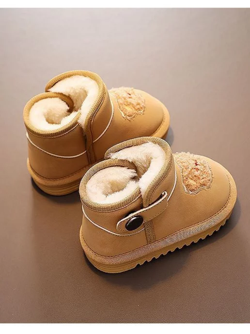Just baby Угги зимние ботинки для малышей, бежевый, фото 6