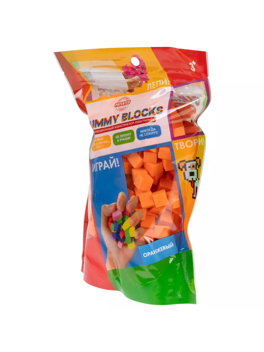 Мягкий 3д конструктор - пластилин GUMMY BLOCKS 1Toy 192572480 купить за 360  ₽ в интернет-магазине Wildberries