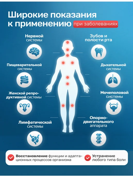 СКЭНАР Аппарат физиотерапии ЧЭНС-01-М от боли в спине и суставах, вариант, фото 5