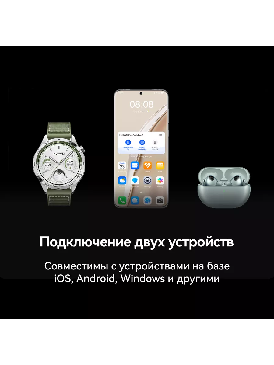 Наушники FreeBuds Pro 3 Piano-T100, зеленый Huawei 192583146 купить в  интернет-магазине Wildberries