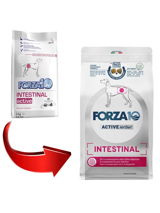 Сухой корм Forza10 Active Intestinal для собак, 4 кг, фото 3