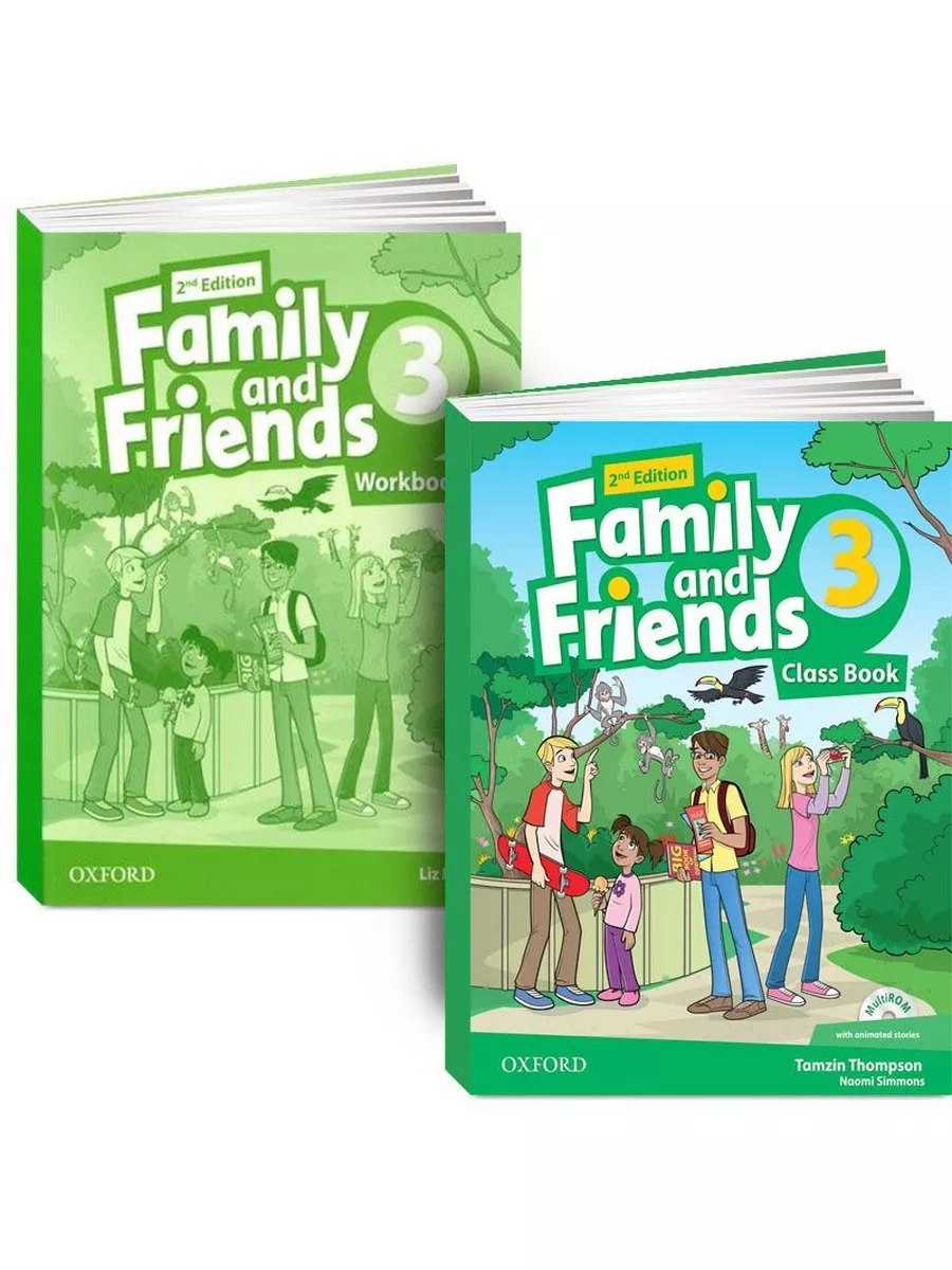 Family and Friends 3. КОМПЛЕКТ: Учебник + Тетрадь + Диск Oxford University  Press 192620468 купить за 717 ₽ в интернет-магазине Wildberries