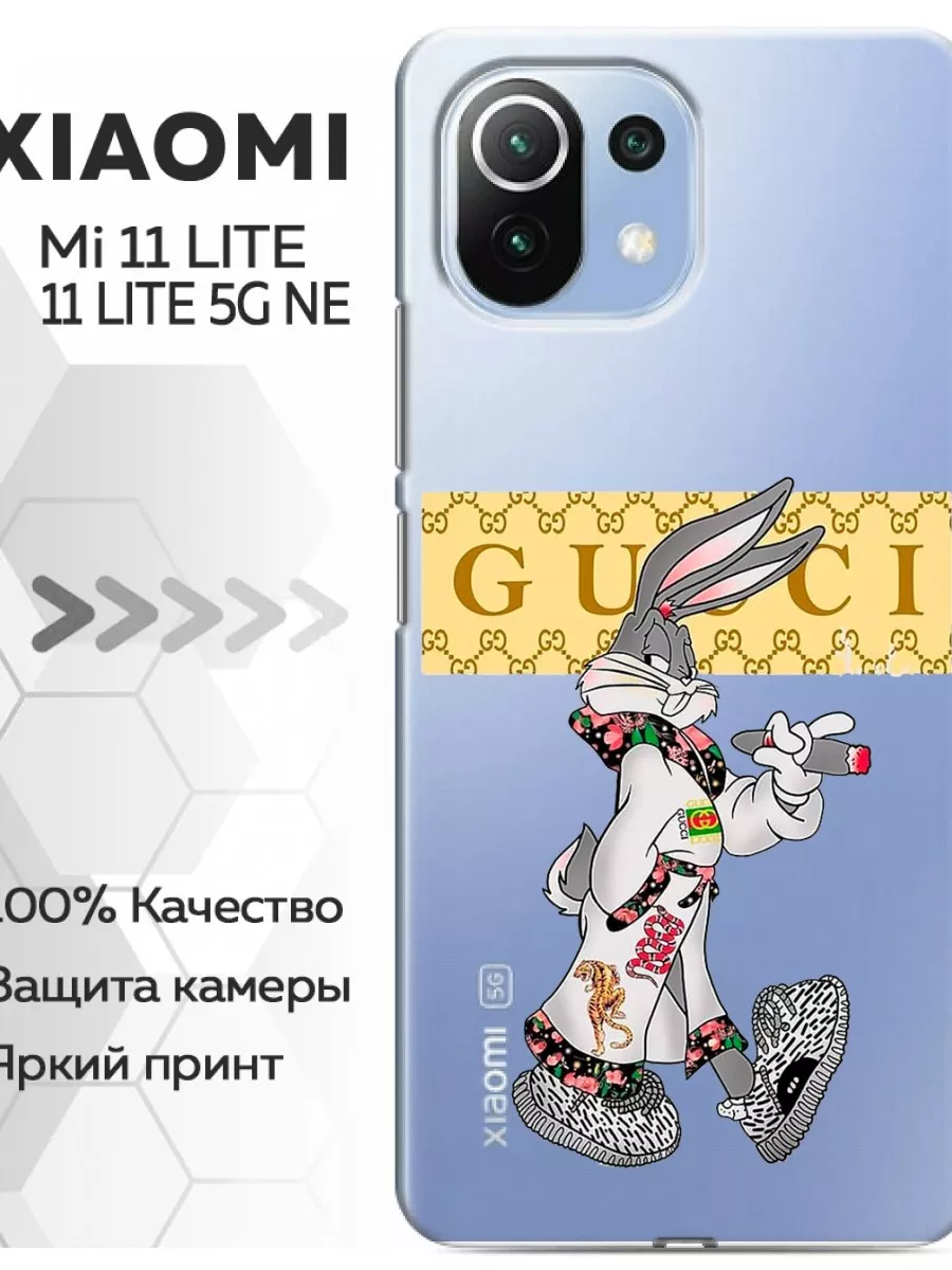 Прозрачный чехол на Xiaomi Mi 11 Lite/Сяоми Ми 11 лайт Marketclub 192622925  купить за 259 ₽ в интернет-магазине Wildberries