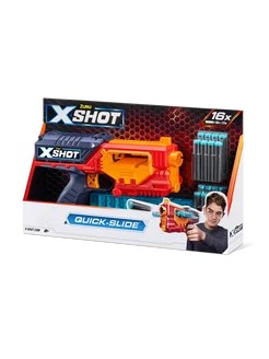 Игровой набор для стрельбы X-Shot «Ексель – Куик - Слайд» ZURU 192632284 купить за 951 ₽ в интернет-магазине Wildberries