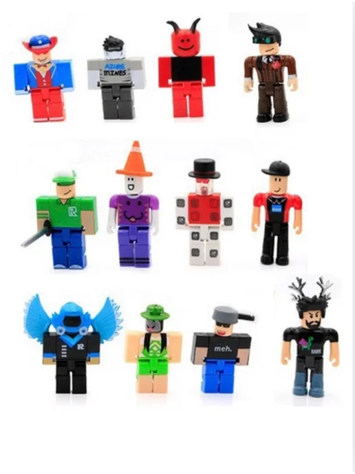 Roblox фигурки игрушки 12 штук, красный, фото 3