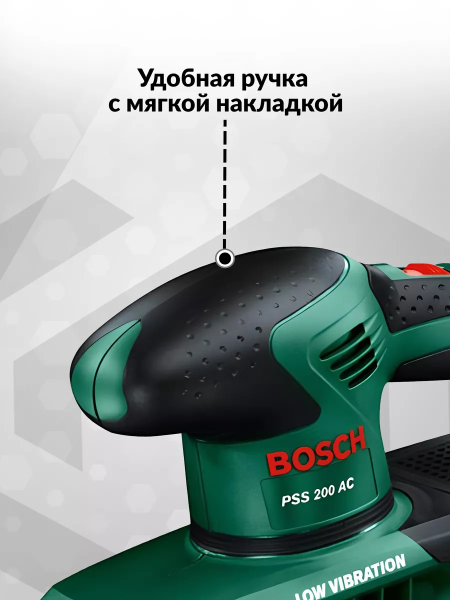 Вибро шлифовальная машина PSS 200 AC 200Вт Bosch 192634771 купить в  интернет-магазине Wildberries