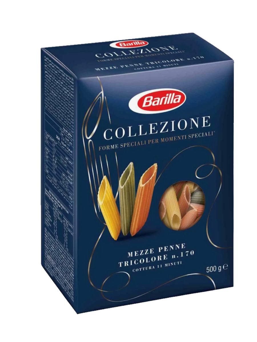 Barilla collezione. Макароны Барилла collezione. Барилла Коллезионе. Мецце пенне триколоре. Мецце пенне.