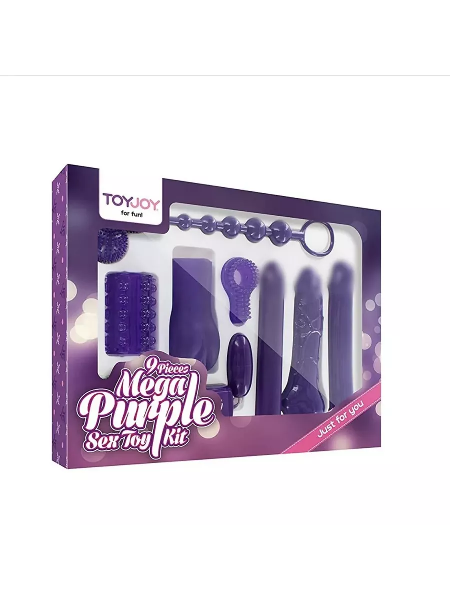 Секс-набор Mega Purple Sex Toy Kit, 9 предметов toyjoy 192658451 купить за  3 288 ₽ в интернет-магазине Wildberries